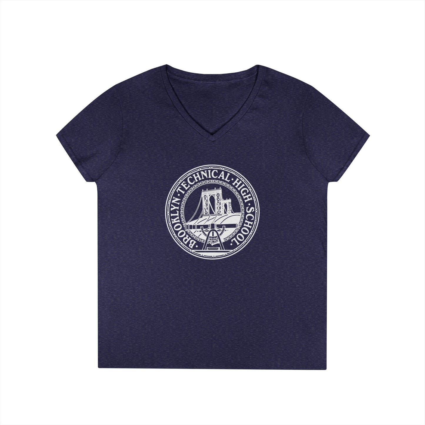 Classic Tech Logo - Ladies' V-Neck T-Shirt