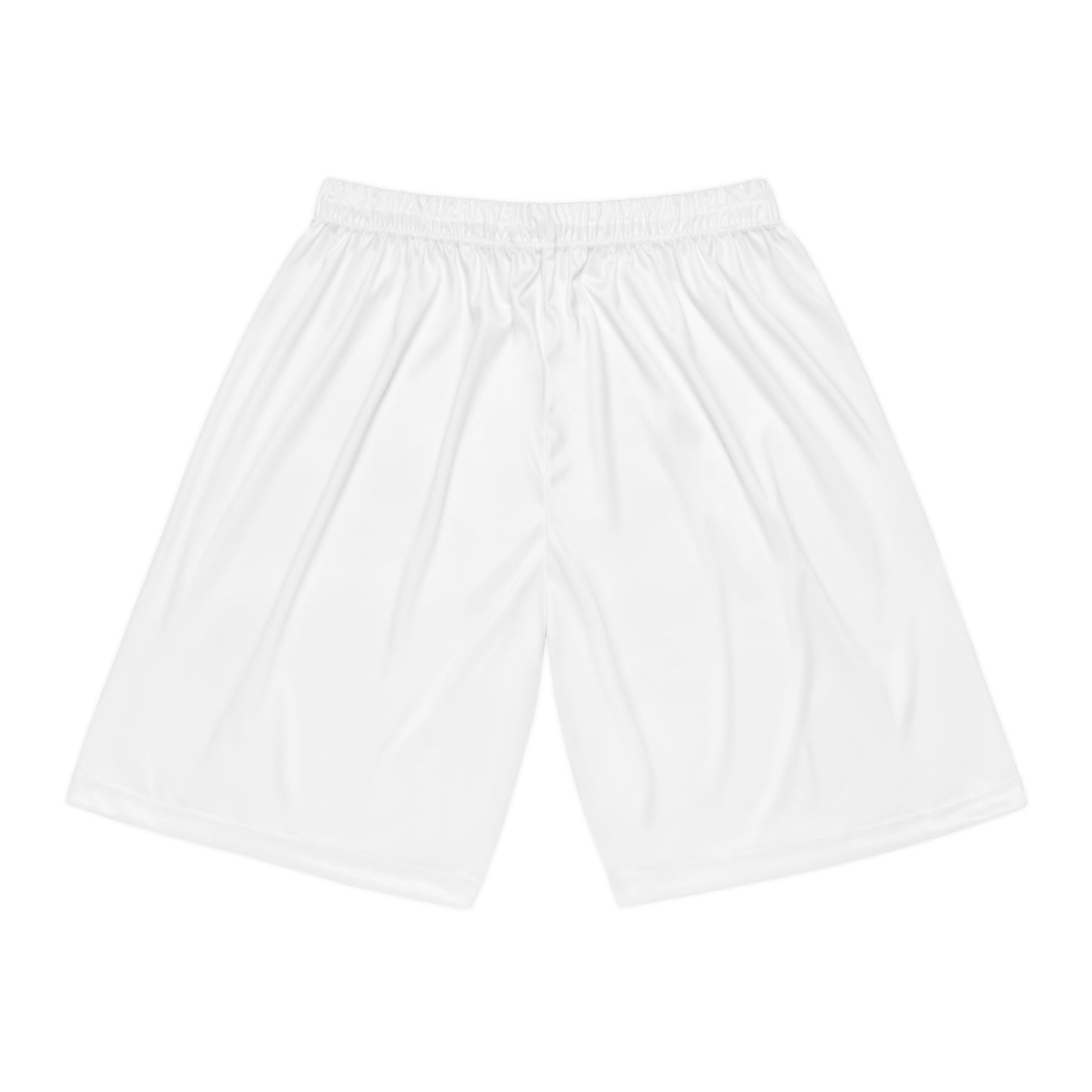 Classic Tech Logo - Basketball Shorts - White