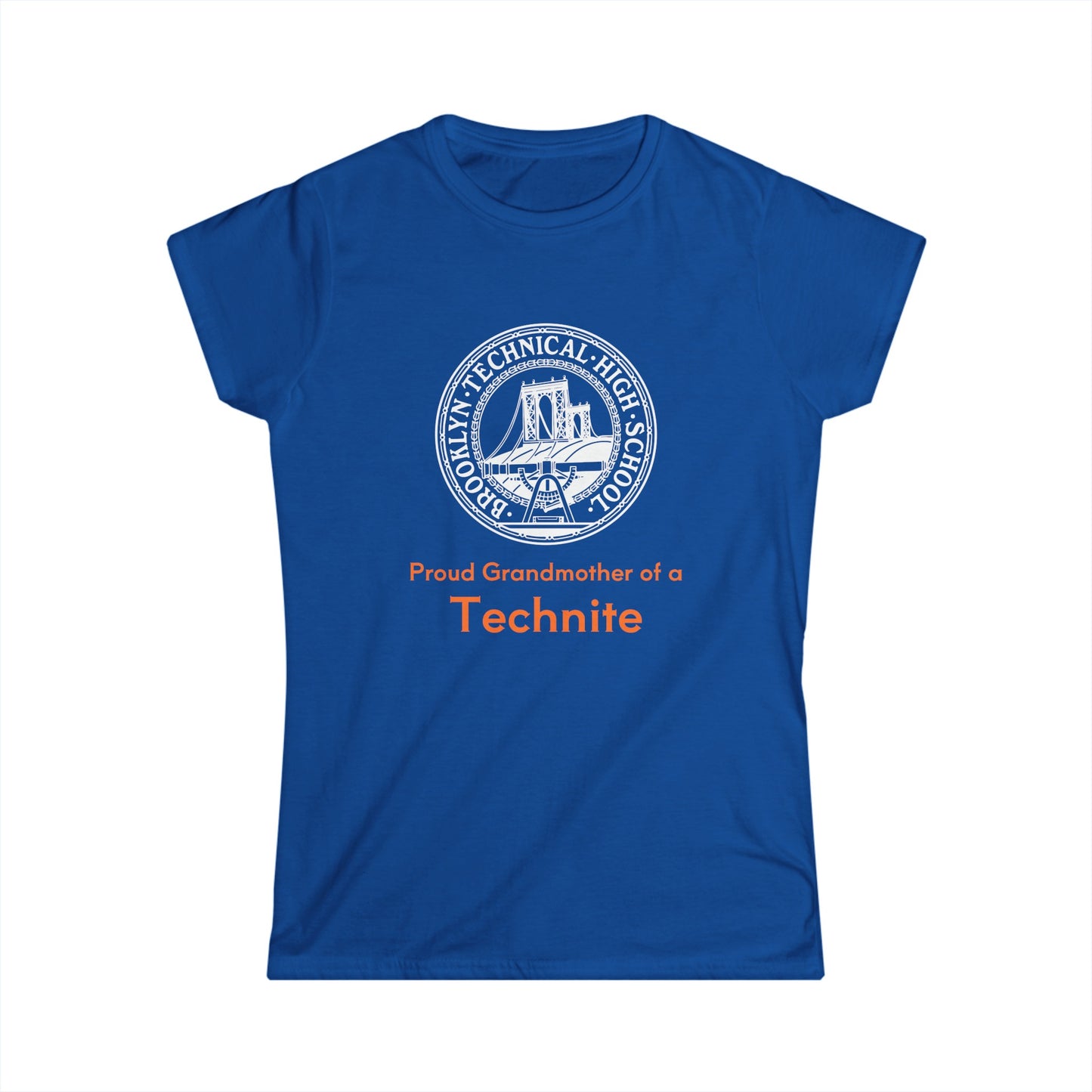 Family - Proud Grandmother Of A Technite - Ladies Softstyle T-Shirt