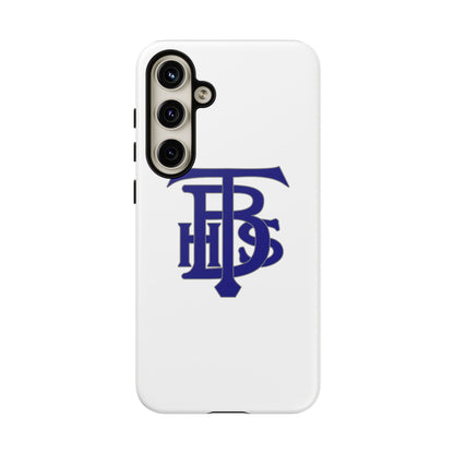 Stacked Logo - Tough Phone Cases - White