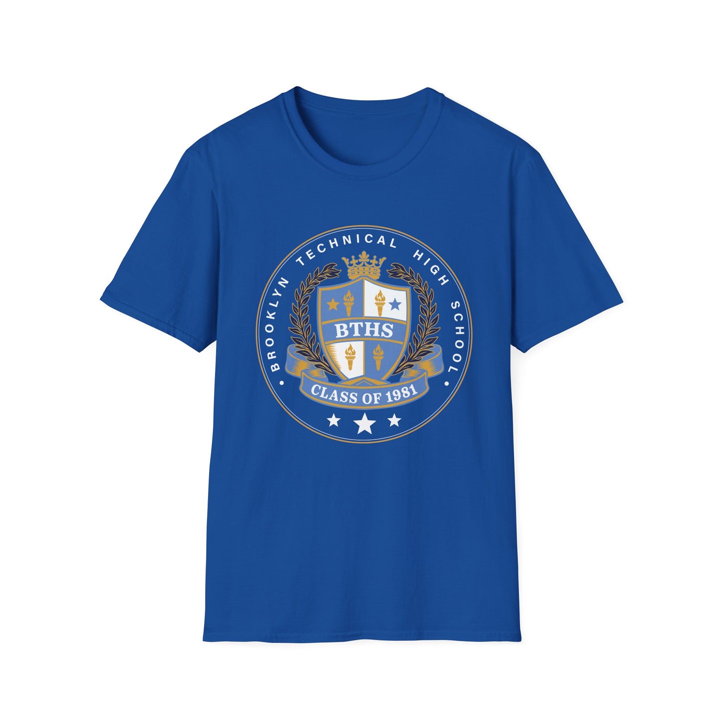 Class of 1981 Men's Softstyle T-Shirt - Light Blue Logo