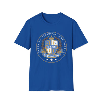 Class of 1981 Men's Softstyle T-Shirt - Light Blue Logo