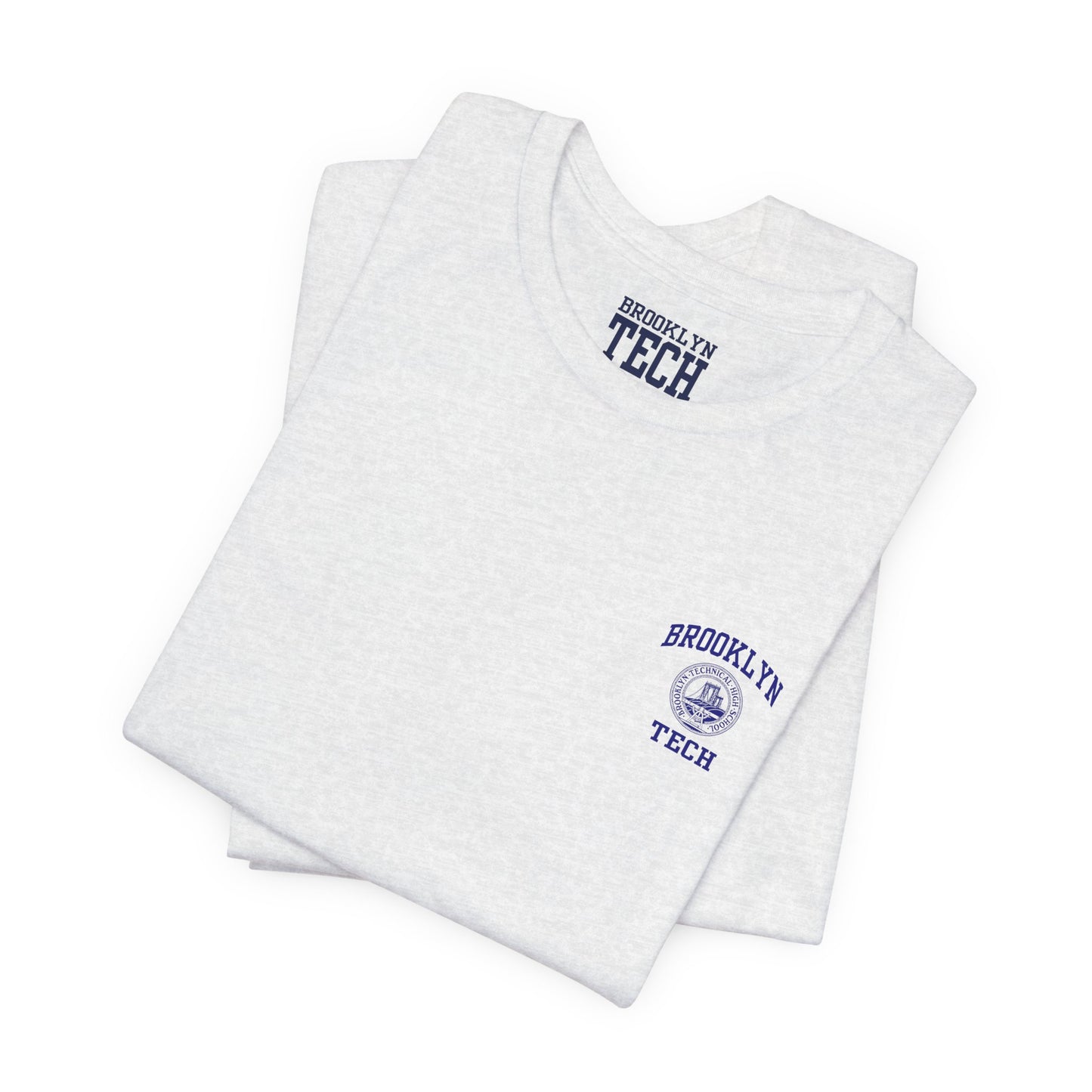 Classic Brooklyn Tech on Left Chest - Men's Jersey Short Sleeve T-Shirt