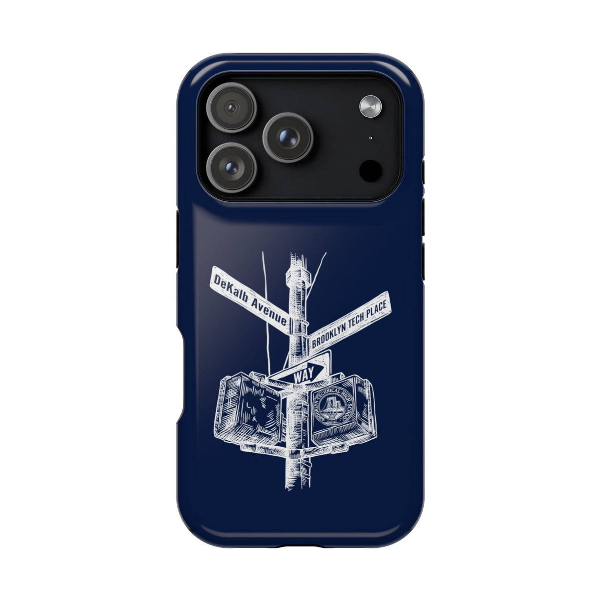 Dekalb Avenue & Brooklyn Tech Pl Magnetic Phone Case