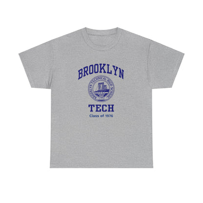 Brooklyn Tech Classic Logo - Men's Heavy Cotton T-Shirt - Class of 1976