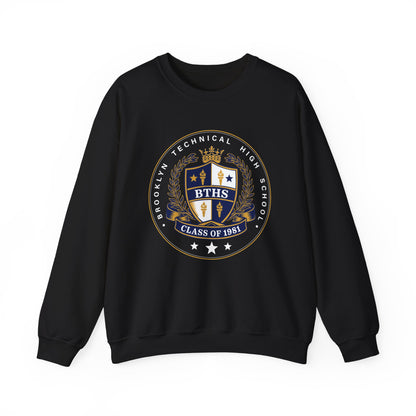 Class of 1981 - Men's Heavy Blend™ Crewneck Sweatshirt - Navy Logo