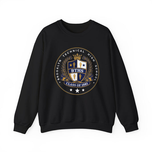 Class of 1981 - Men's Heavy Blend™ Crewneck Sweatshirt - Navy Logo