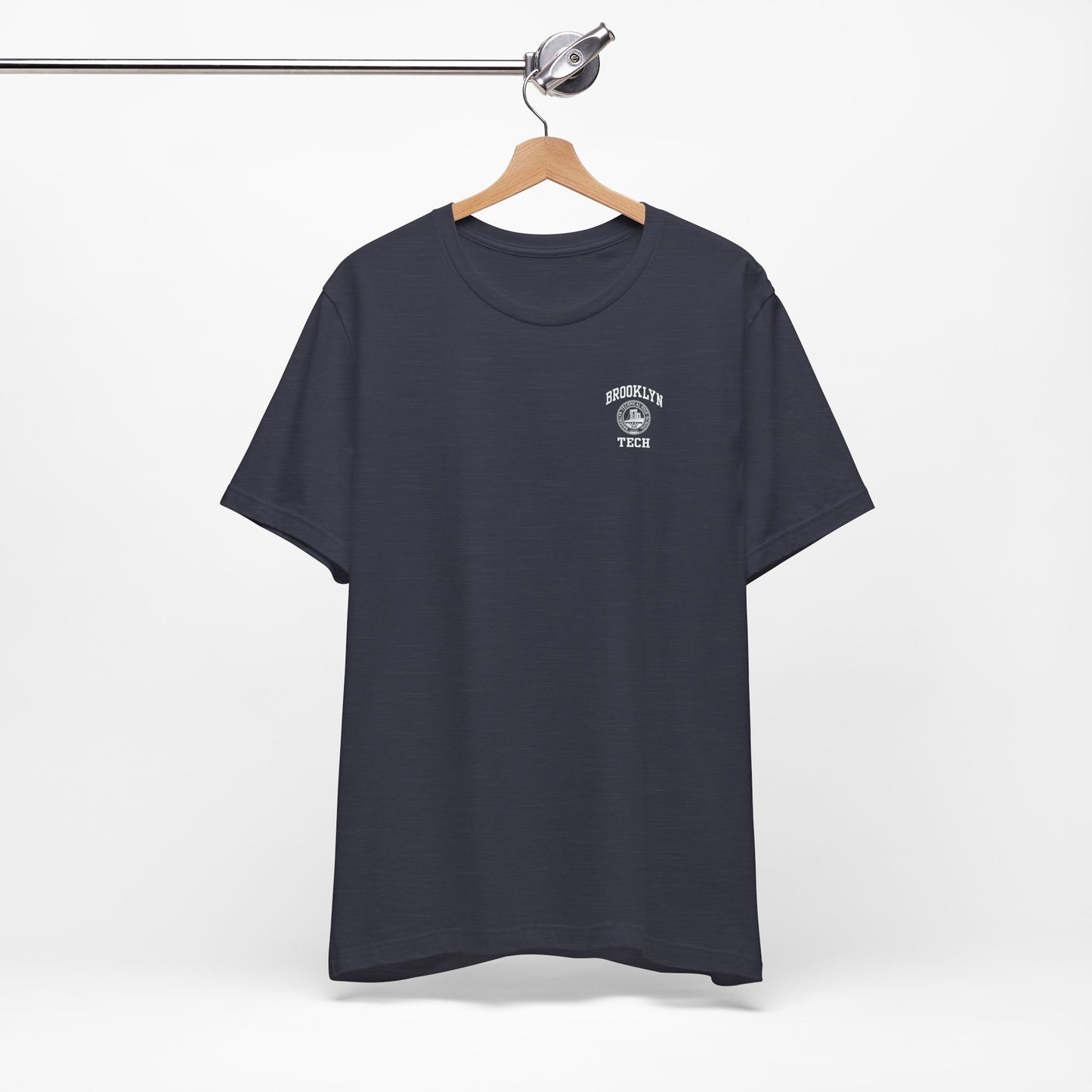 Classic Logo with Brooklyn Tech on Left Chest - Men's Jersey Short Sleeve T-Shirt