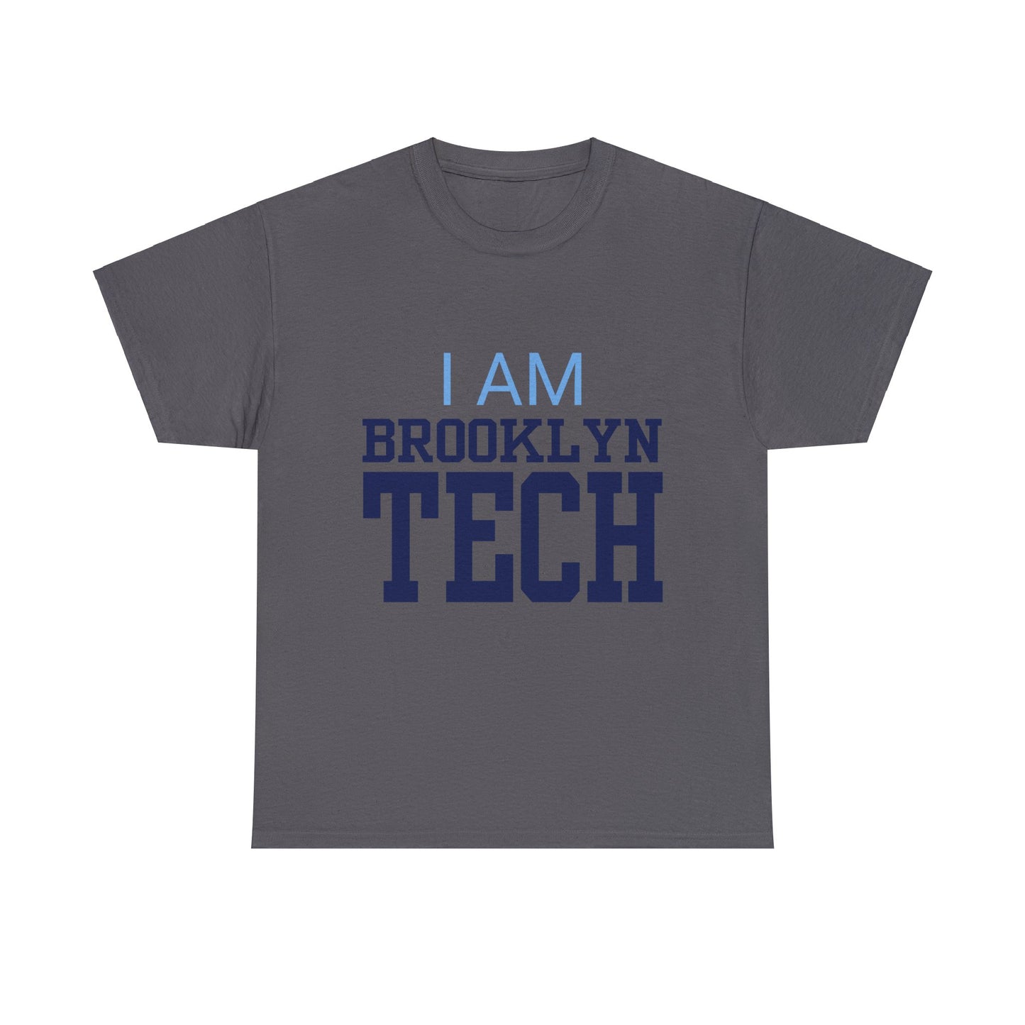 I Am Brooklyn Tech - Classic Font - Men's Heavy Cotton T-Shirt