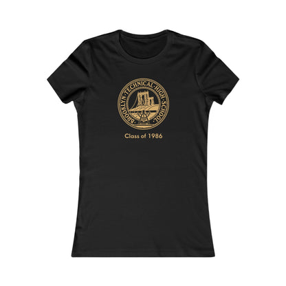 Classic Tech Logo - Class of 1986 - Ladies Favorite Tee