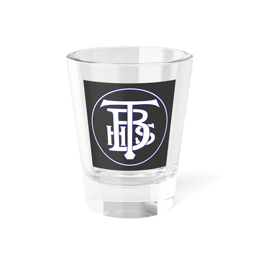 Stacked Logo in circle Shot Glass