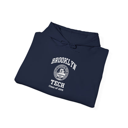 Brooklyn Tech Classic Logo - Men's Heavy Blend™ Hooded Sweatshirt - Class of 2019