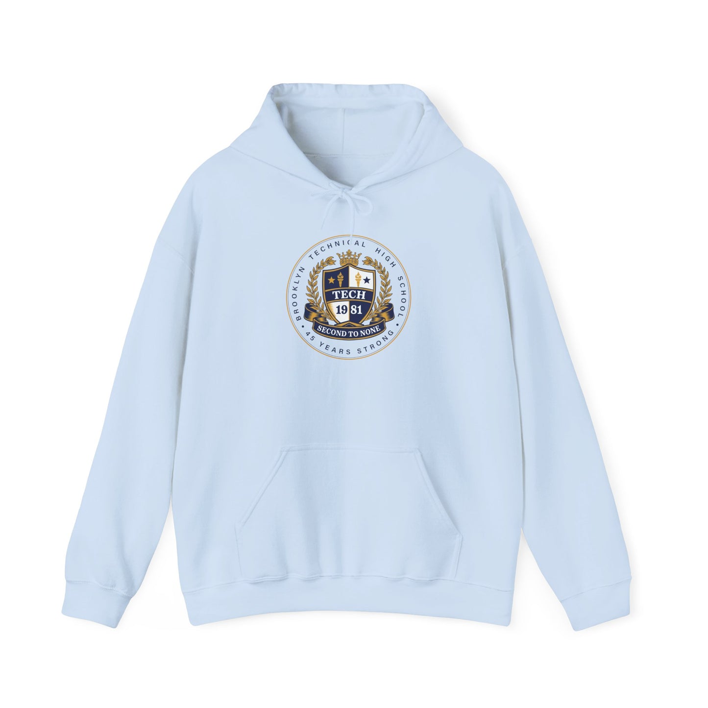 Class of 1981 Gildan Unisex Heavy Blend™ Hooded Sweatshirt - Navy Blue Logo