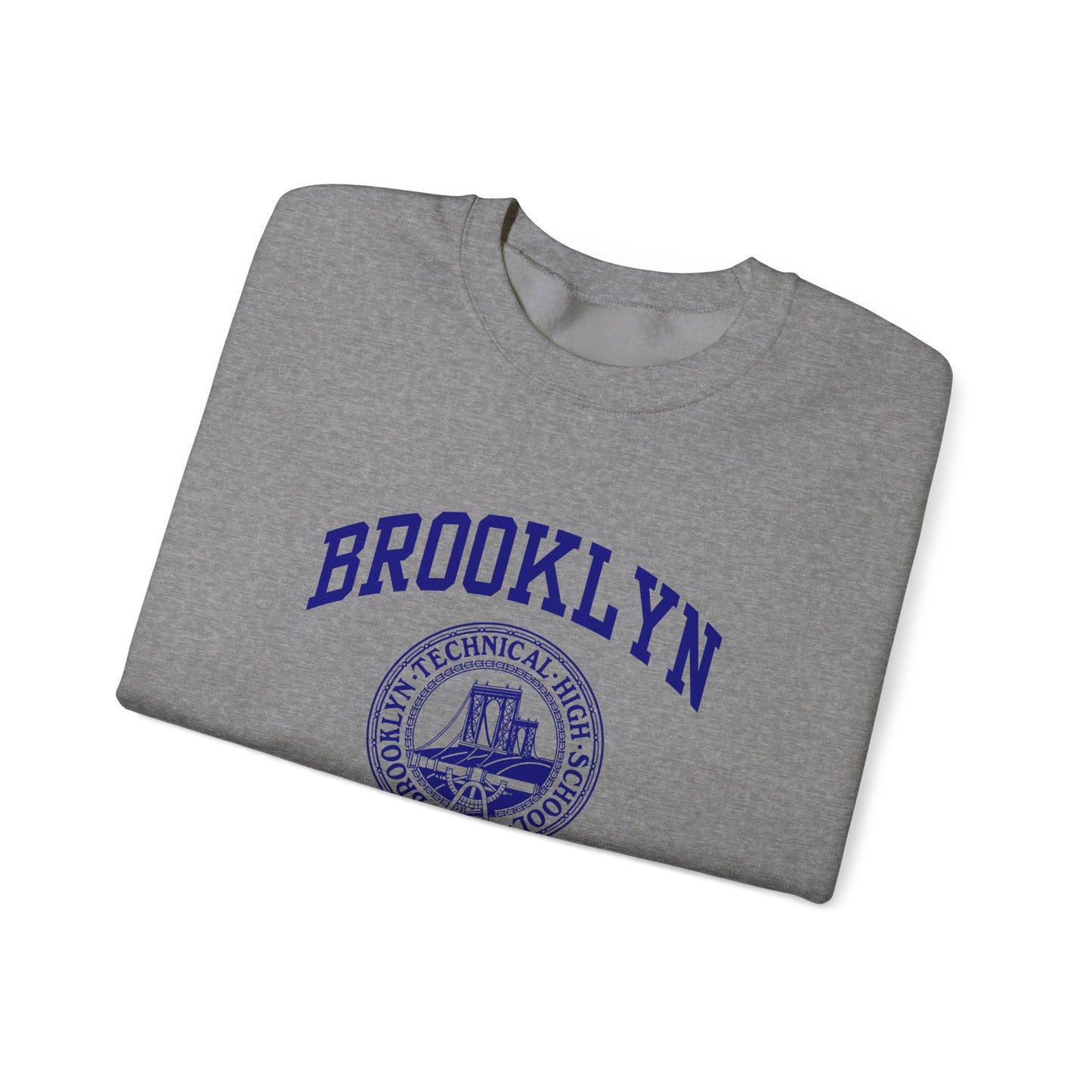 Brooklyn Tech Classic Logo - Men's Heavy Blend™ Crewneck Sweatshirt - Class of 2018