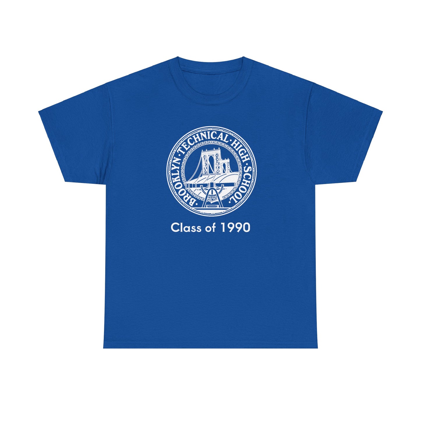 Classic Tech Logo - Men's Heavy Cotton T-Shirt - Class Of 1990