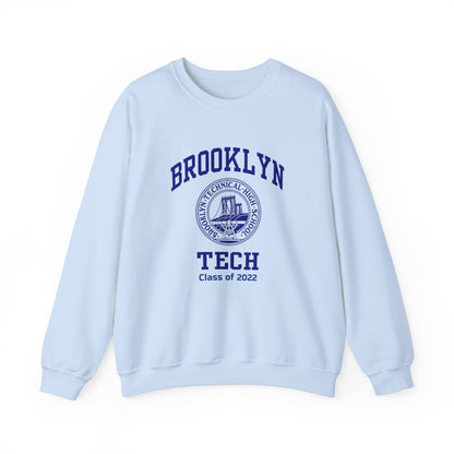 Brooklyn Tech Classic Logo - Men's Heavy Blend™ Crewneck Sweatshirt - Class of 2022