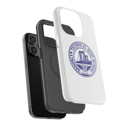 Classic Tech Seal - Impact-Resistant Phone Cases - Iphone Or Samsung - White