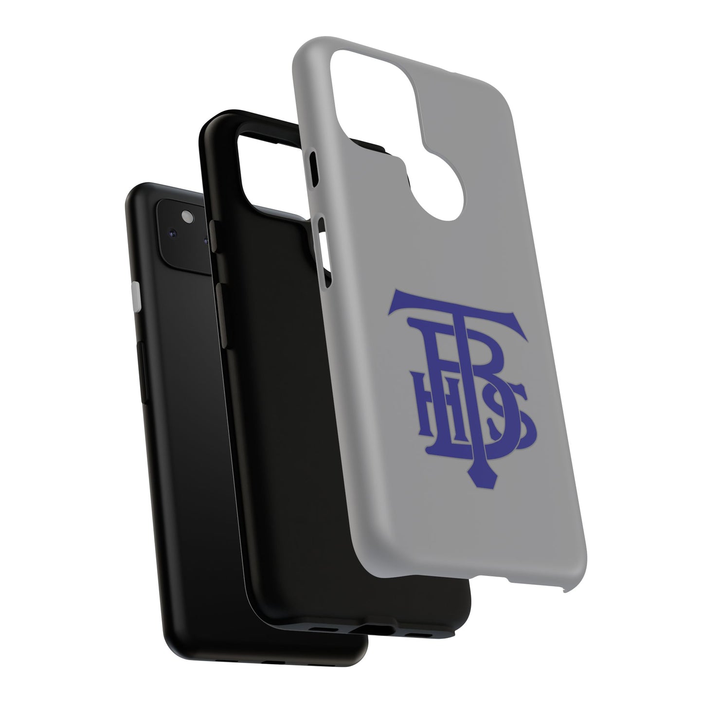 Stacked Logo - Tough Phone Cases - Gray - Google phones
