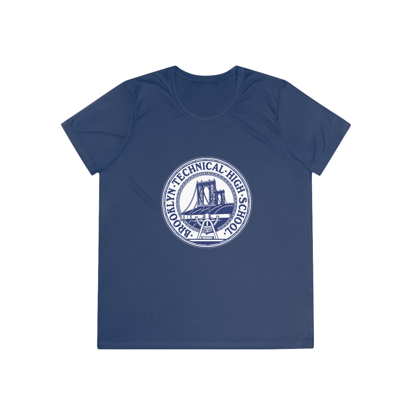 Classic Tech Seal With Background - Ladies Competitor T-Shirt