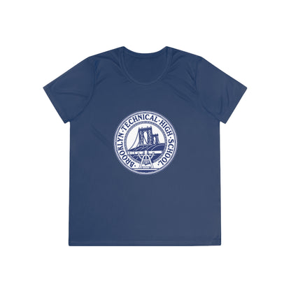 Classic Tech Seal With Background - Ladies Competitor T-Shirt