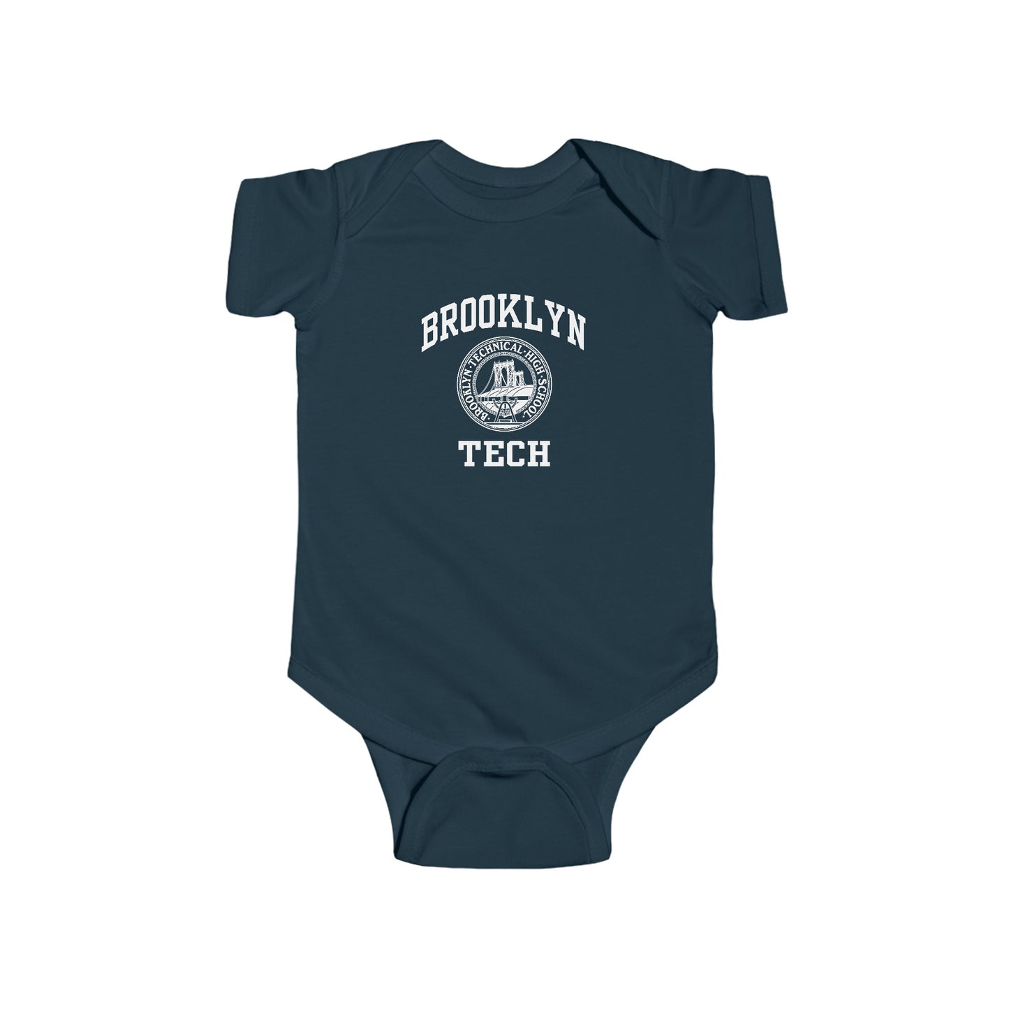 Family - Classic Brooklyn Tech Logo - Infant Fine Jersey Bodysuit