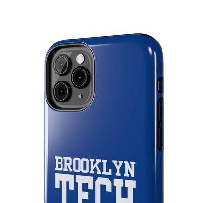 Brooklyn Tech Class of 1995 Tough Phone Case - Blue with white graphics
