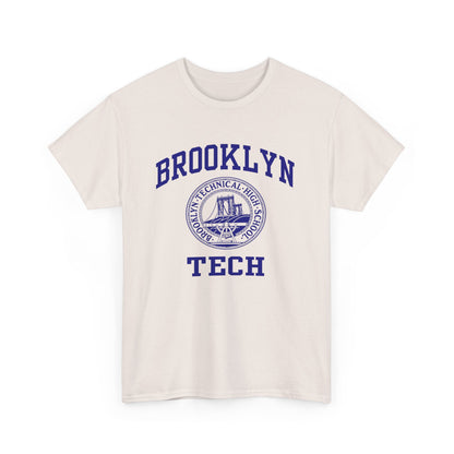 Classic Tech Seal With Brooklyn Tech - Men's Heavy Cotton T-Shirt