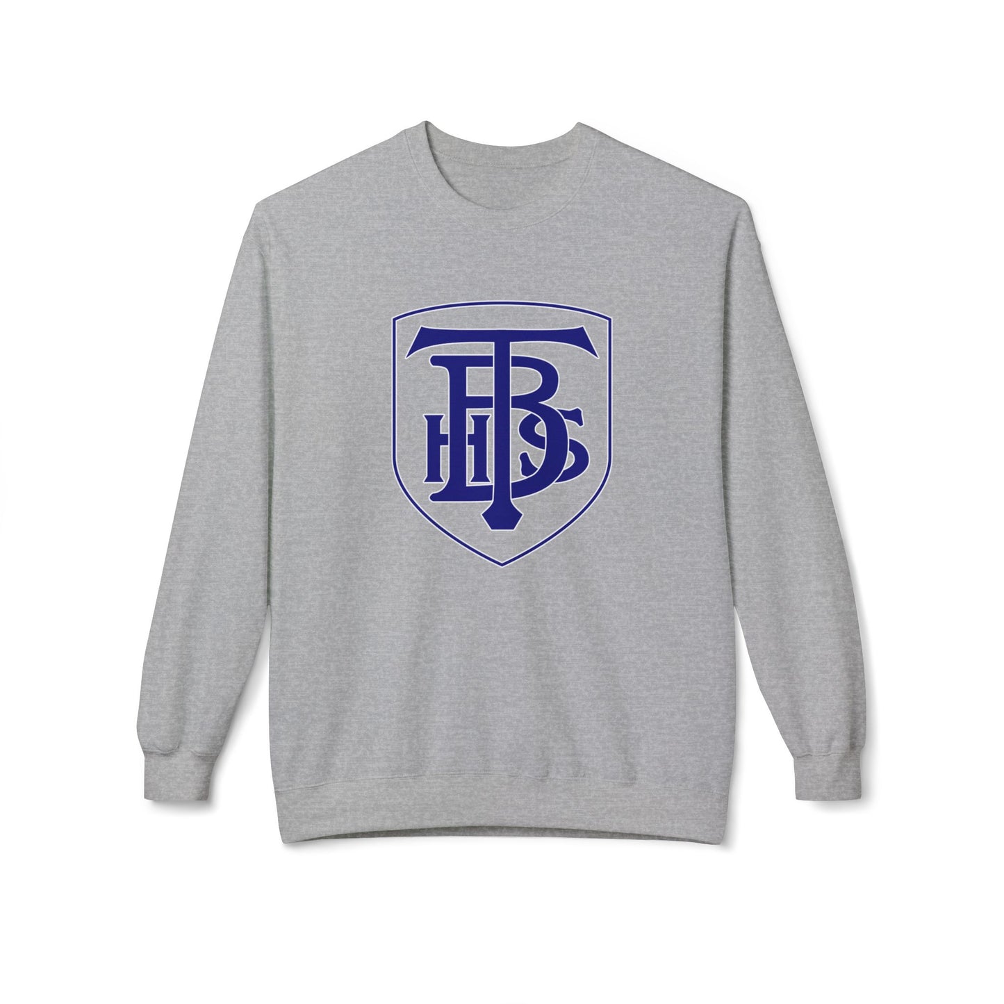 Stacked Logo - Men's Midweight Softstyle Fleece Crewneck Sweatshirt