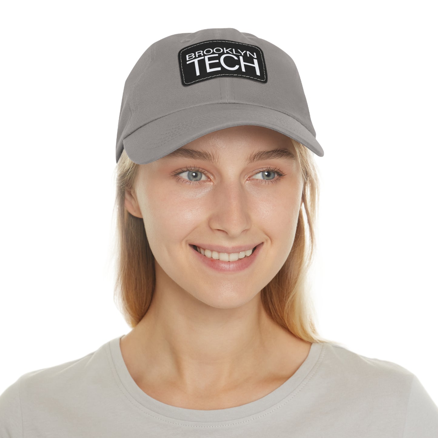 Modern Brooklyn Tech - Hat With Rectangular Leather Patch