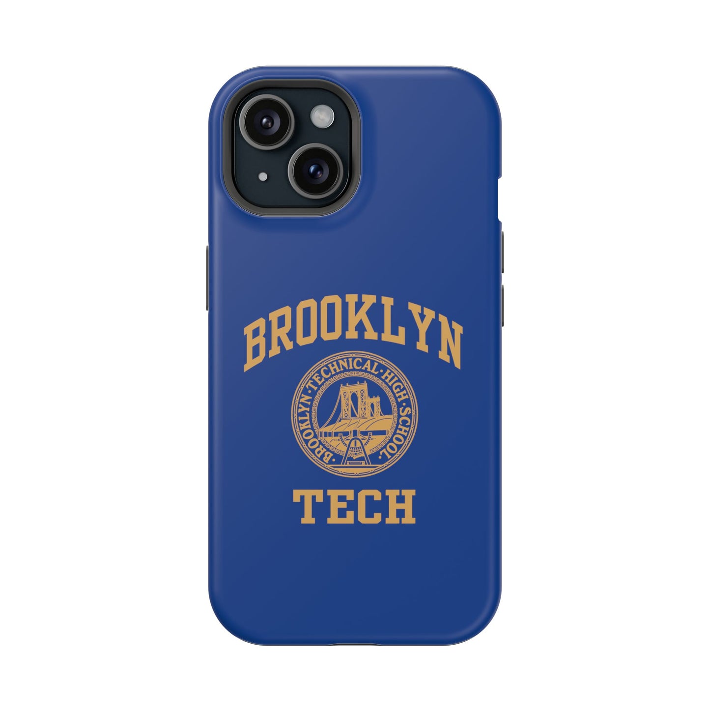 Brooklyn Tech Classic Logo - Impact-Resistant Phone Cases - Iphone Or Samsung - Navy