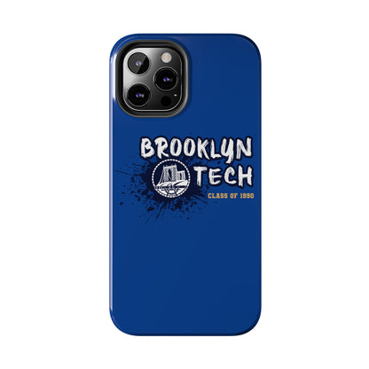 Class Of 1990 Commemorative Tough Phone Cases - Gold Font With Dark Blue Background