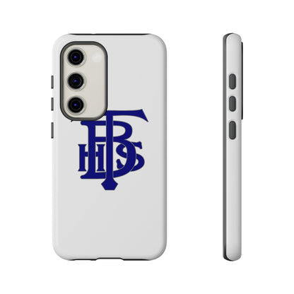 Stacked Logo - Tough Phone Cases - White