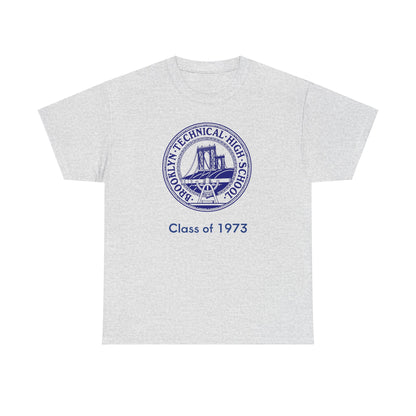Classic Tech Seal - Men's Heavy Cotton T-Shirt - Class Of 1973