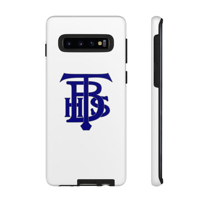 Stacked Logo - Tough Phone Cases - White