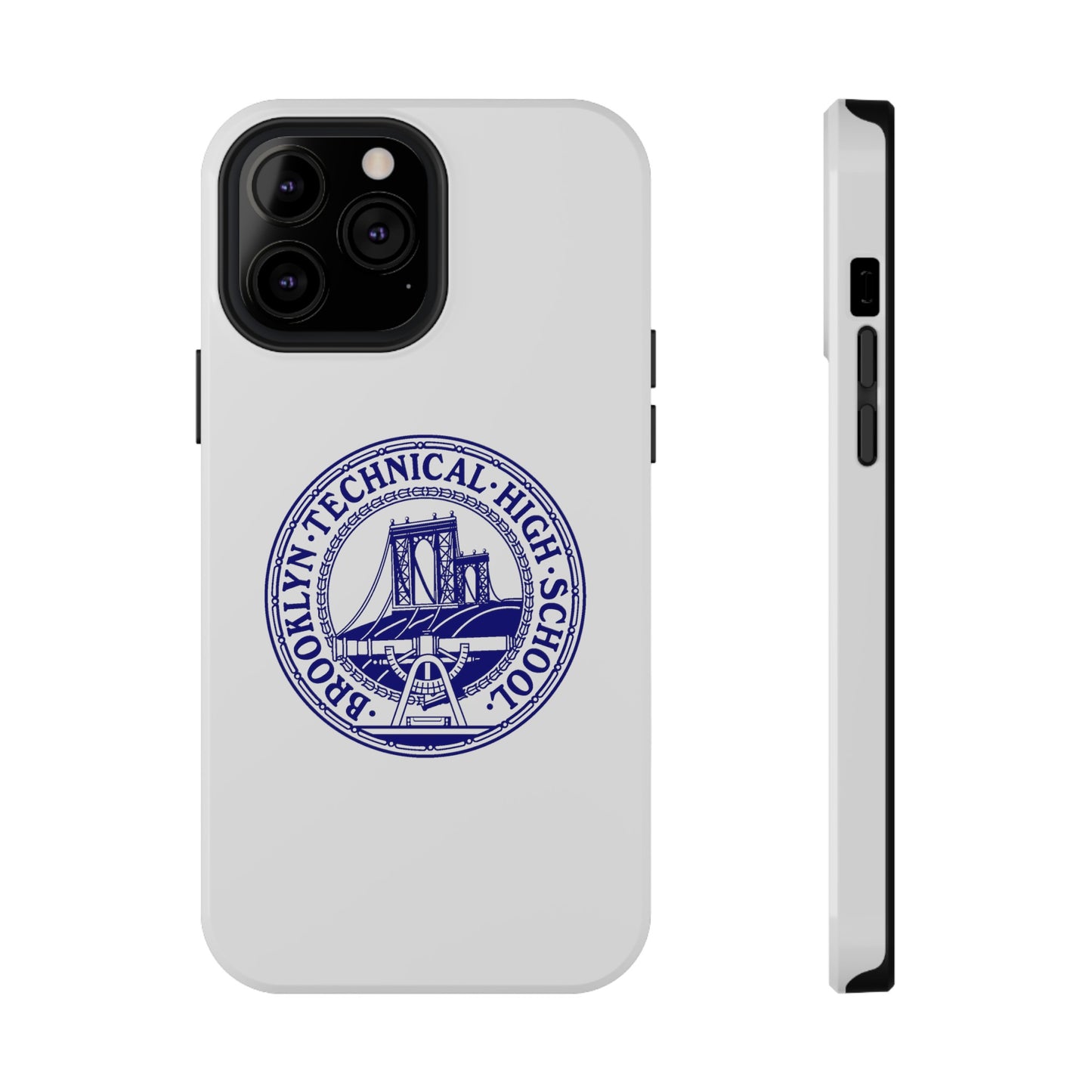 Classic Tech Seal - Impact-Resistant Phone Cases - Iphone Or Samsung - White