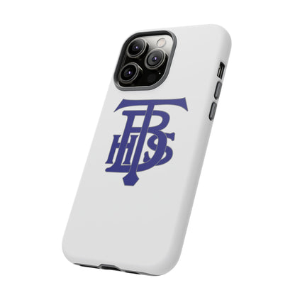 Stacked Logo - Tough Phone Cases - White