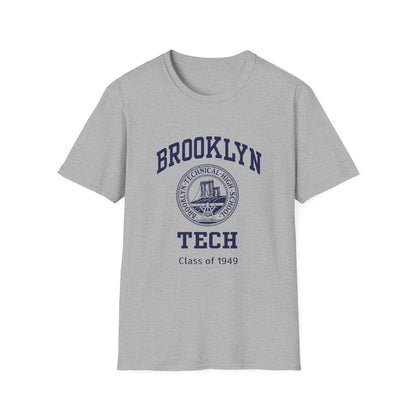 Class of 1949 - Classic Logo with Brooklyn Tech - Gildan Softstyle T-Shirt