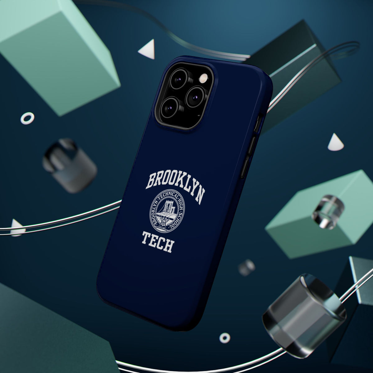 Classic Logo with Brooklyn Tech Magnetic Phone Case