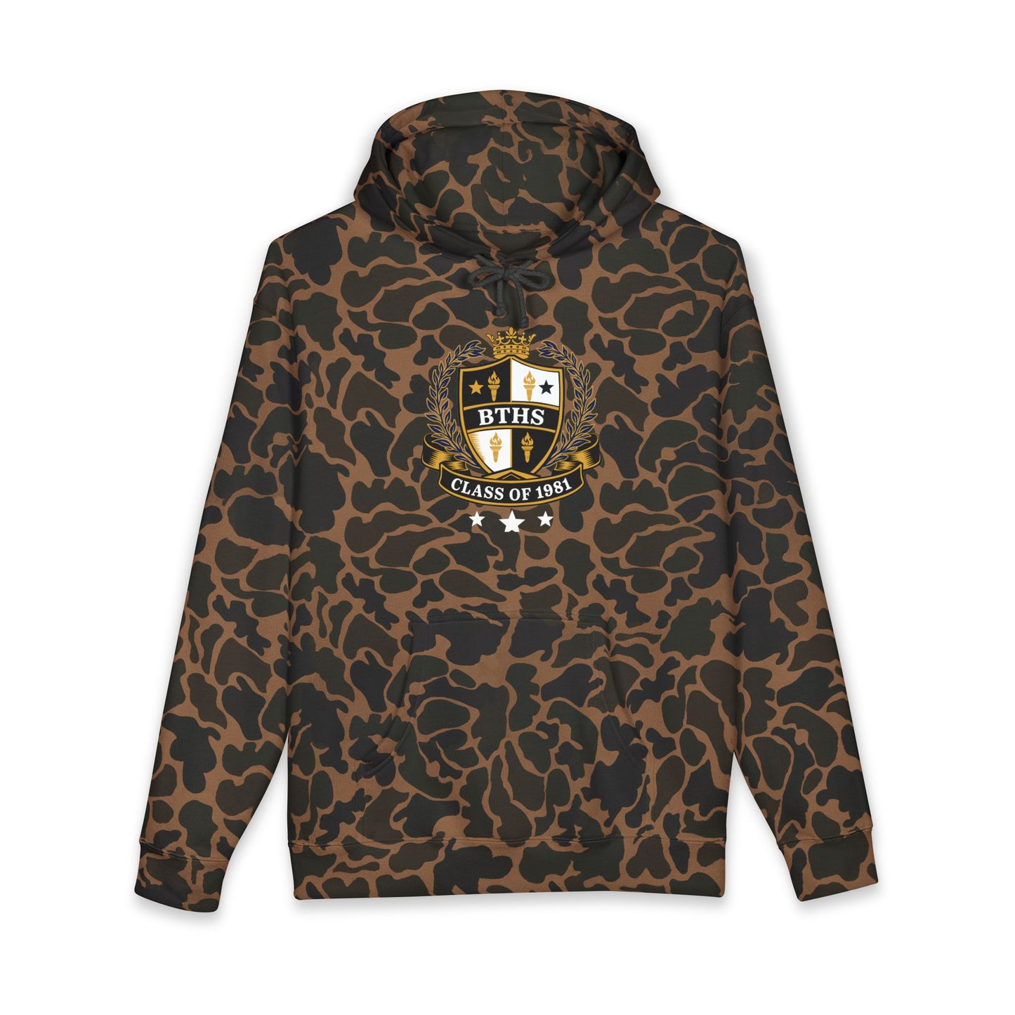 Class of 1981 - Simple Black Logo on Camo