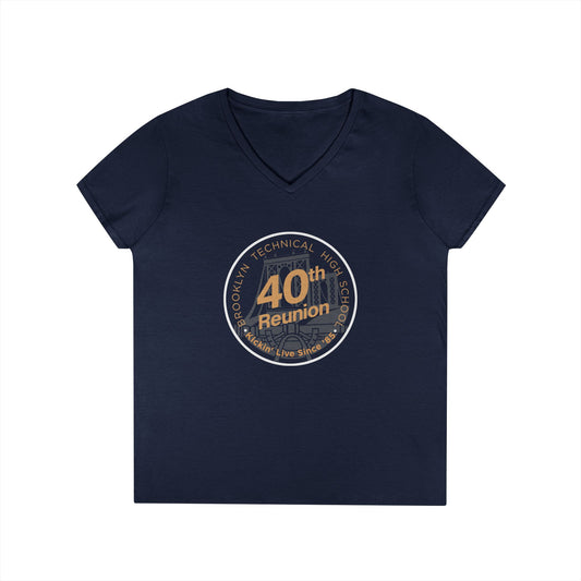 Class Of 1985 Commemorative Ladies' V-Neck T-Shirt - 40th Reunion