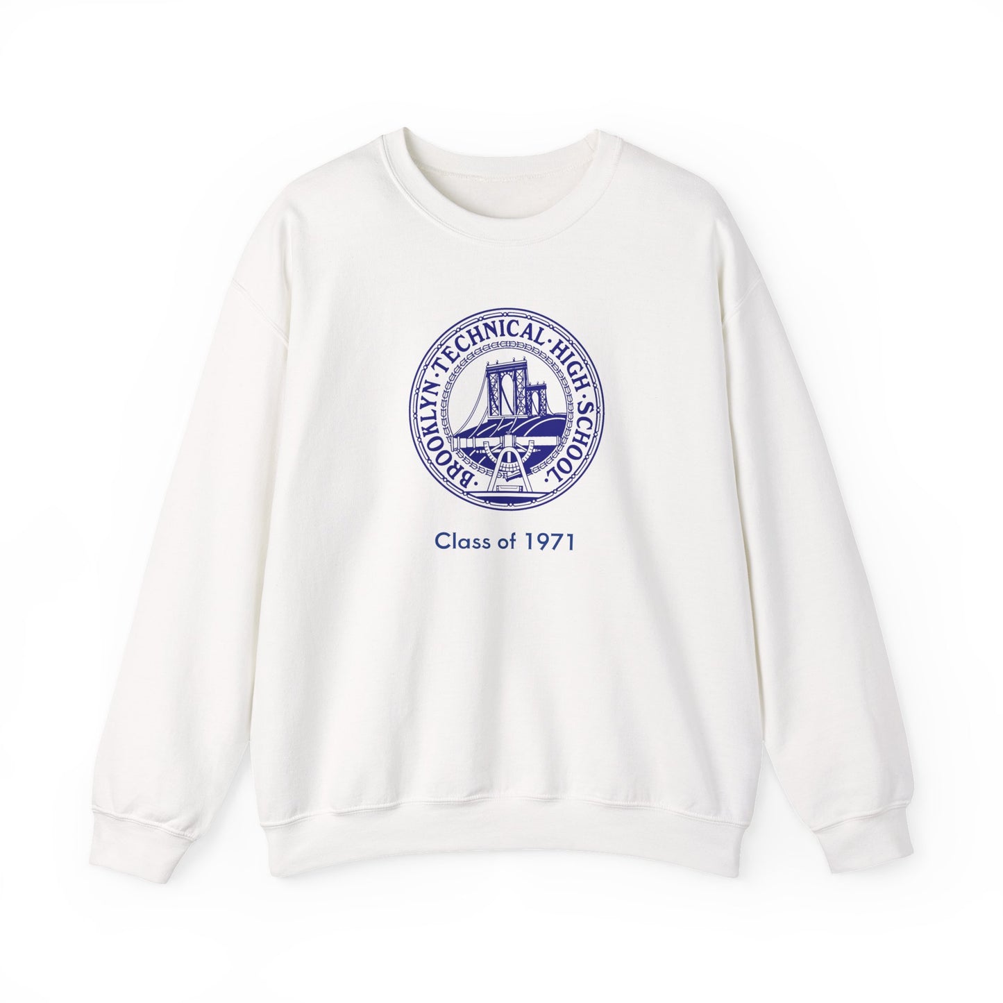 Classic Tech Logo - Class of 1971 - Men's Heavy Blend™ Crewneck Sweatshirt