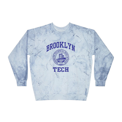 Brooklyn Tech Classic Logo - Men's Color Blast Crewneck Sweatshirt