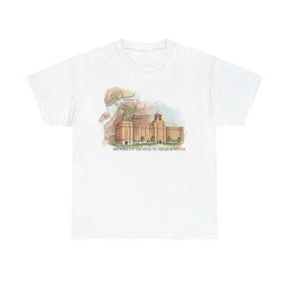 Boutique - Color Building & Map - Men's Heavy Cotton T-Shirt