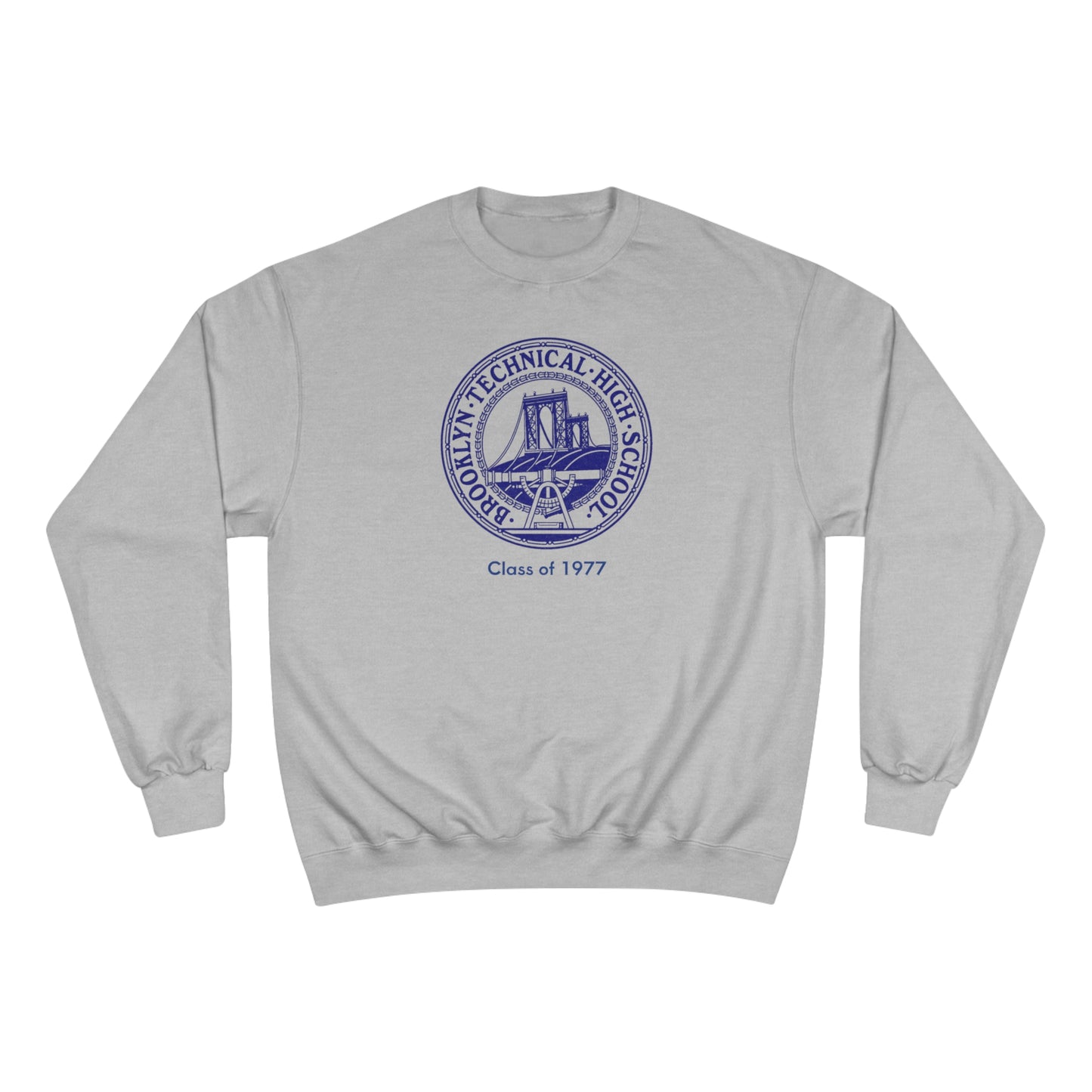 Classic Tech Seal - Champion Crewneck Sweatshirt - Class Of 1977