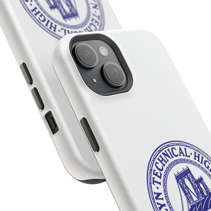 Classic Tech Seal - Impact-Resistant Phone Cases - Iphone Or Samsung - White