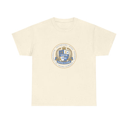 Class of 1981 45 Years Strong - Men's Heavy Cotton T-Shirt - Light Blue Logo