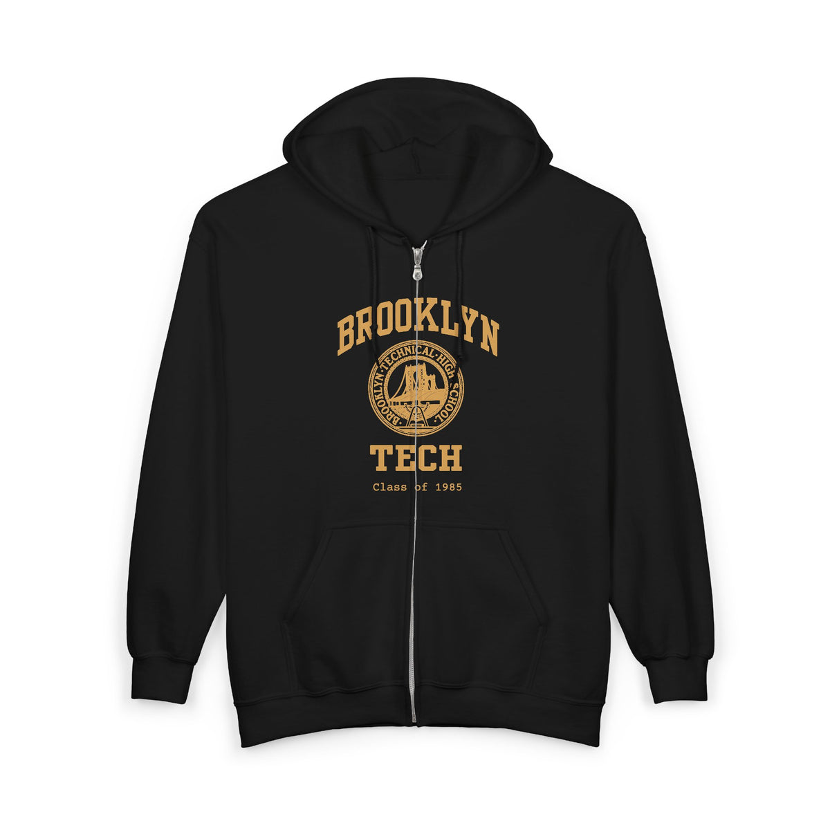 Class of 1985 - Classic Logo with Brooklyn Tech - Full-Zip Hoodie