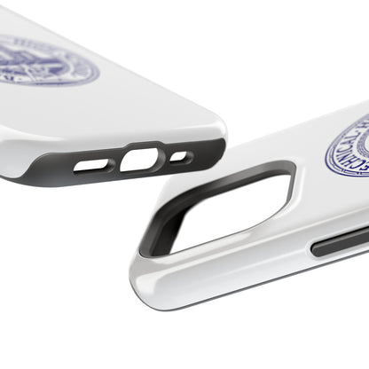 Classic Tech Seal - Impact-Resistant Phone Cases - Iphone Or Samsung - White