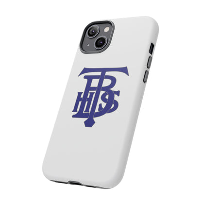 Stacked Logo - Tough Phone Cases - White