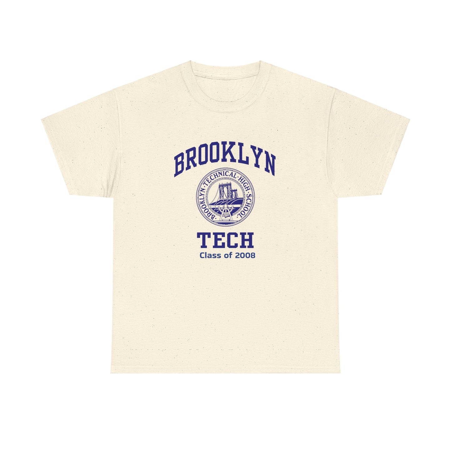 Brooklyn Tech Classic Logo - Men's Heavy Cotton T-Shirt - Class of 2008